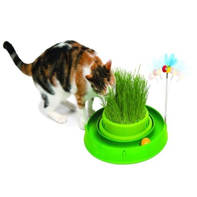 Catit Zielony tor Play'n Scratch z trawą 4x36x39,5cm