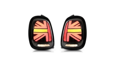 Набір лампа задніх led smoke чорний  mini f55 f56 f57 2014-2019 фото №1