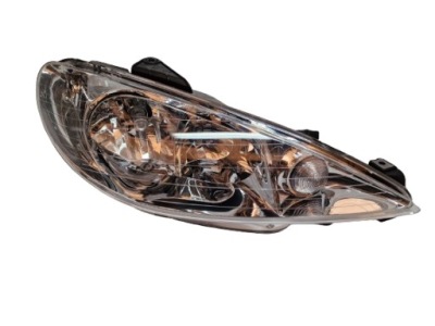 Лампа передняя правая фара peugeot 206 org новый 9628666780 6205s9 фото №1