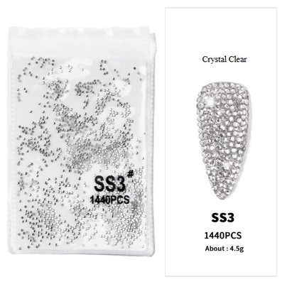 Cyrkonie Crystal Clear ss3 1440szt