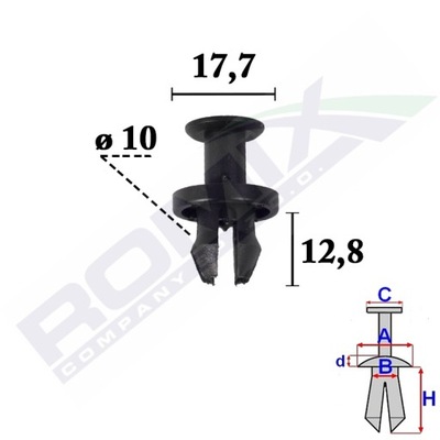 DE COLECTOR EXTENSOR BRIDAS DE UMBRAL 10MM VW AUDI X5SZT  