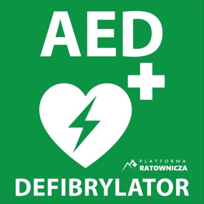 Tablica informacyjna AED ZNAK