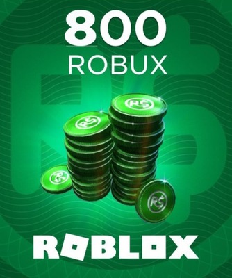 Roblox Game Gift Card 800 Robux - KLUCZ