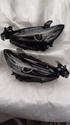 Mazda 6 lift gl full led лампа правая+ левая комплект оригинал 2018-24 демонтаж фото №1