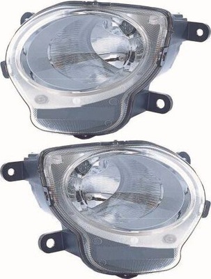 REJILLAS FAROS ABARTH 500C '09- JUEGO DEPO  