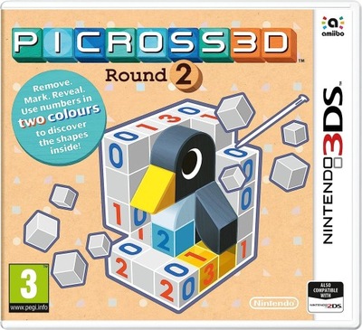 Nintendo 3DS Picross 3D Round 2 Nowa w Folii