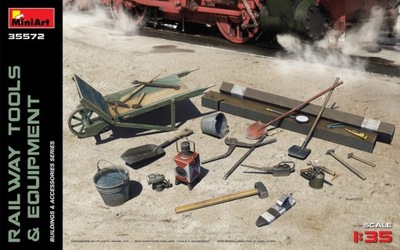 MINIART 35572 1:35 RAILWAY TOOLS & EQUIPMENT