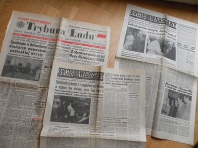 1979 1983 TRYBUNA LUDU I INNE JAN PAWEŁ II