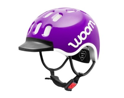 Kask rowerowy dla dzieci WOOM r. S 50-53cm Fiolet