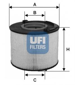 FILTRO COMBUSTIBLES AUDI Q7/VW TOUAREG 3.0/4.2 TDI 06> PIEZAS UFI  