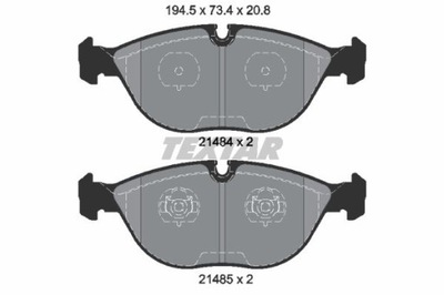 2148401 TEXTAR КОЛОДКИ HAM. DB P. W210 280-550 4-MATIC\/BENTLEY CONTINENTAL фото