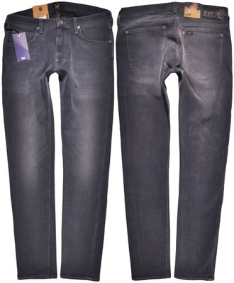 LEE spodnie JEANS tapered SLIM rurki LUKE W32 L32