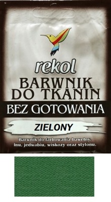 ARGUS BARWNIK DO TKANIN BEZ GOTOWANIA ZIELONY