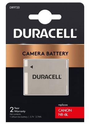 BATERIA DURACELL NB-6L DO CANON PowerShot SX240 HS SX260 HS SX500 1000MAH