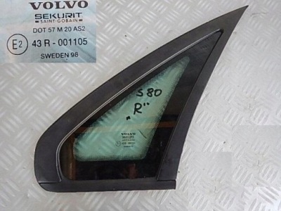 Volvo s80 t6 98-03 стекло боковая правая стекло фото №1