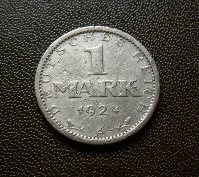 Niemcy - 1 marka 1924 A - srebro