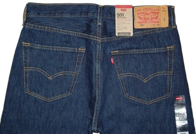 LEVIS 501 34/30 W34 L30 STRAIGHT 0115 pas 90 cm