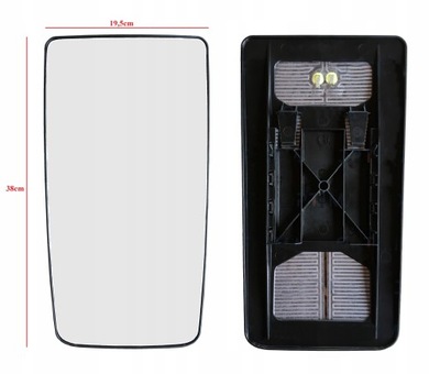 Вкладыш стекло зеркала man tgx tgs подогреваемый правый = левый фото №1