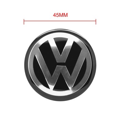 VW 45MM, EMBLEMATY PEGATINAS ZNACZKI- TAPACUBOS DISCOS  