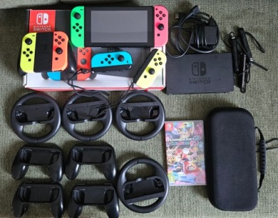 KONSOLA NINTENDO SWITCH HAC-001Zestaw z Mario Cart