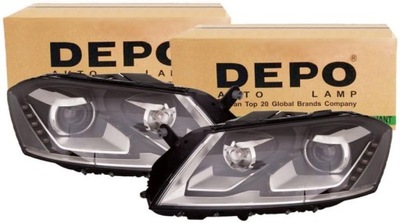 DEPO REJILLAS FAROS PARTE DELANTERA VW PASSAT B7 XENÓN  