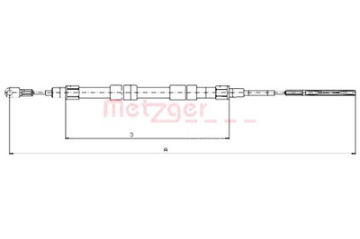 METZGER CABLE DE FRENADO DE MANO  