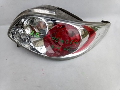 Лампа задняя peugeot 206 cc 2d cabrio хром фото №1