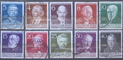 NIEMCY - BERLIN - 1952 - SŁAWNI BERLIŃCZYCY