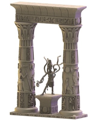 Keket, Necrosorceress On Hamunaptra Columns