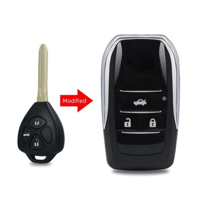 Modified Filp Remote Key Shell For Toyota Camry 40 Corolla Scion RAV~57860 