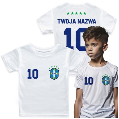 Piłkarska Koszulka Brazylii z Własnym Imieniem