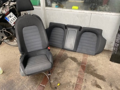 Сидіння правий заднє сидіння задня passat cc пасажира перед фото №1