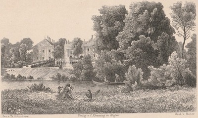ŻAGAŃ. Pałac Lobkowitzów -XIX wiek