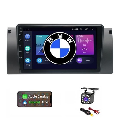 RADIO 2DIN ANDROID12 BMW E39 1GB 16GB 96-03 GPS  