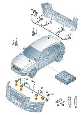 НОВІ ОРИГІНАЛЬНІ AUDI OE ЕЛЕМЕНТ USTALAJACY 8R0919267L