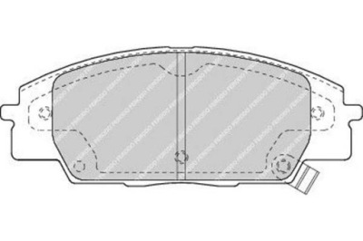 Ferodo гальмівні колодки гальмівні acura rsx honda civic vii фото №1