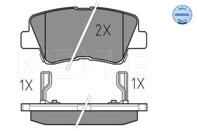 ZAPATAS DE FRENADO KIA T. SOUL 09-/SONATA 05- CON SENSOR  