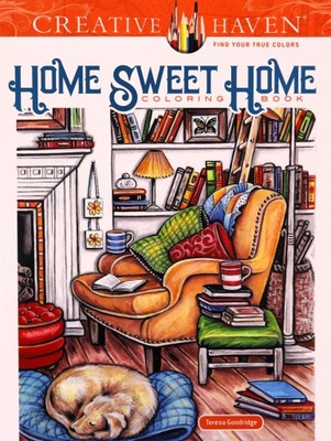 CREATIVE HAVEN HOME SWEET HOME COLORING BOOK - Ter