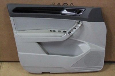 Обивка обшивка дверь vw touran перед левая кожа фото №1