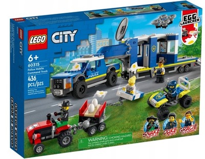 LEGO CITY MOBILNE CENTRUM DOWODZENIA POLICJI 60315