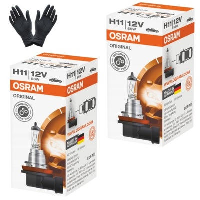 2X ЛАМПОЧКА HALOGENOWA OSRAM H11 ORIGINAL LINE 12V