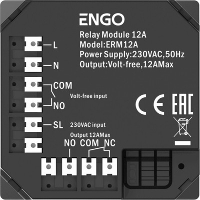 ENGO ERM12A Moduł przekaźnika 12A 230V AC