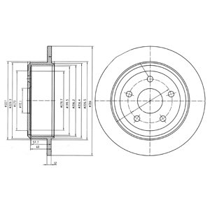 DELPHI DISKAI STABDŽIŲ GAL. BG4157 BG4157 