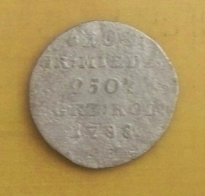 srebrne 10 groszy SAP 1788 r.