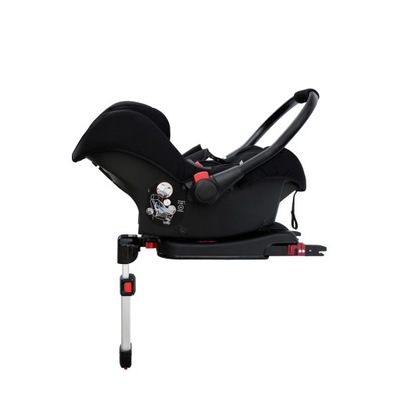 NOSIDELKO SILLA PARA COCHE CON BASE ISOFIX ICKLE BUBBA GALAXY 0+ NEGRAS  