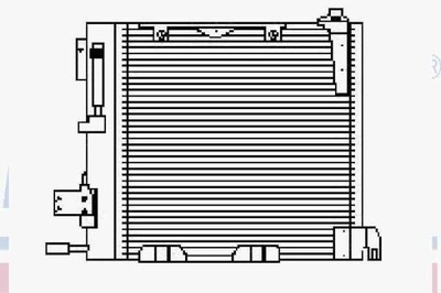RADUADOR DE ACONDICIONADOR OPEL  