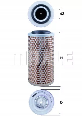 FILTER AIR DEUTZ AEBI TP ATLAS WEYHAUSEN A  