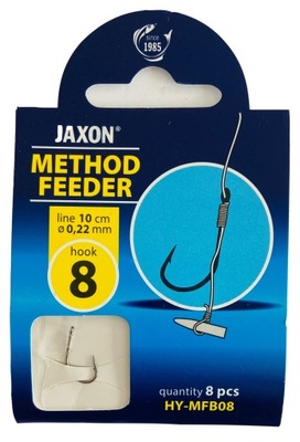 Haczyki Jaxon Przypon do Method Feeder Push Stop 8