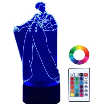 Lampka Nocna Prezent HARRY STYLES 3D Led Imię