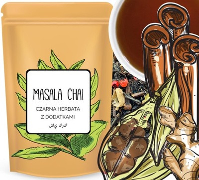 MASALA CHAI czarna herbata z przyprawami KORZENNA